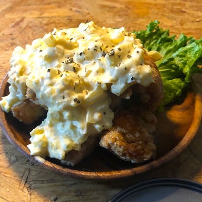 特製タルタルソースで食べる!スパイシーサーモンフライ