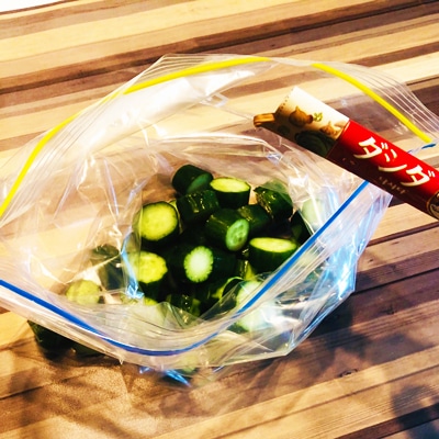 キャンプで簡単!無限きゅうり