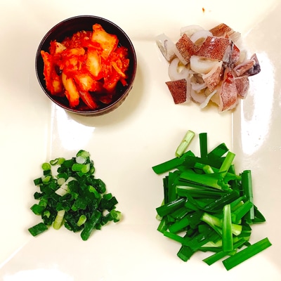 ビールに合う!キムチ海鮮チヂミ