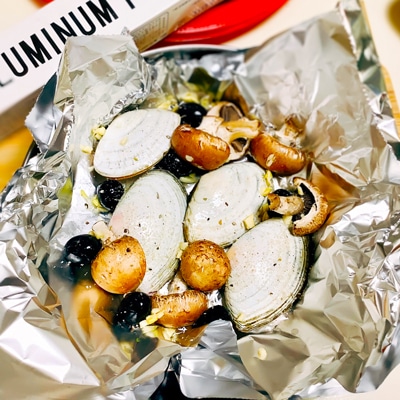 ジューシーさに悶絶!白貝のホイル焼き