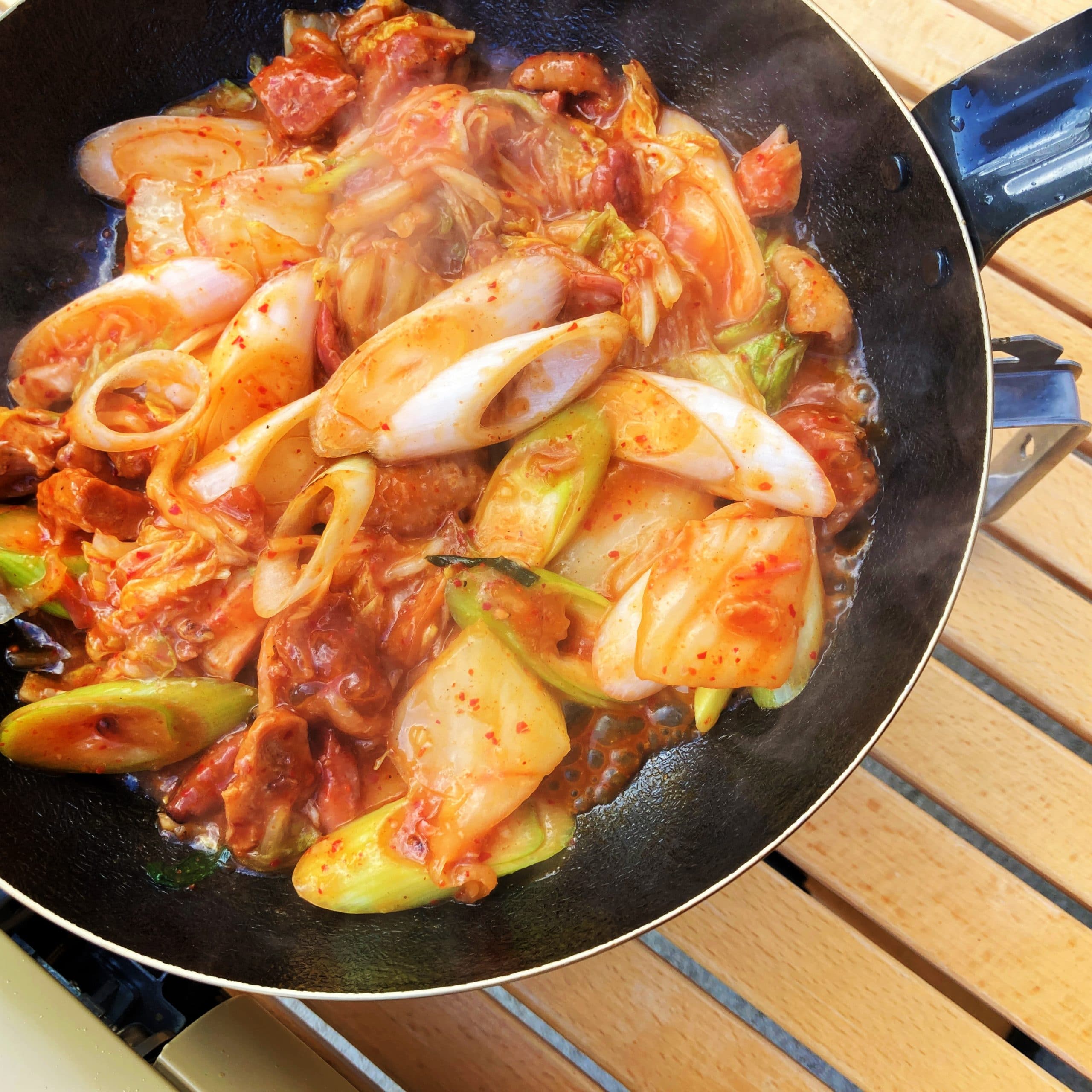 お手軽!焼き鳥缶でチーズタッカルビ風