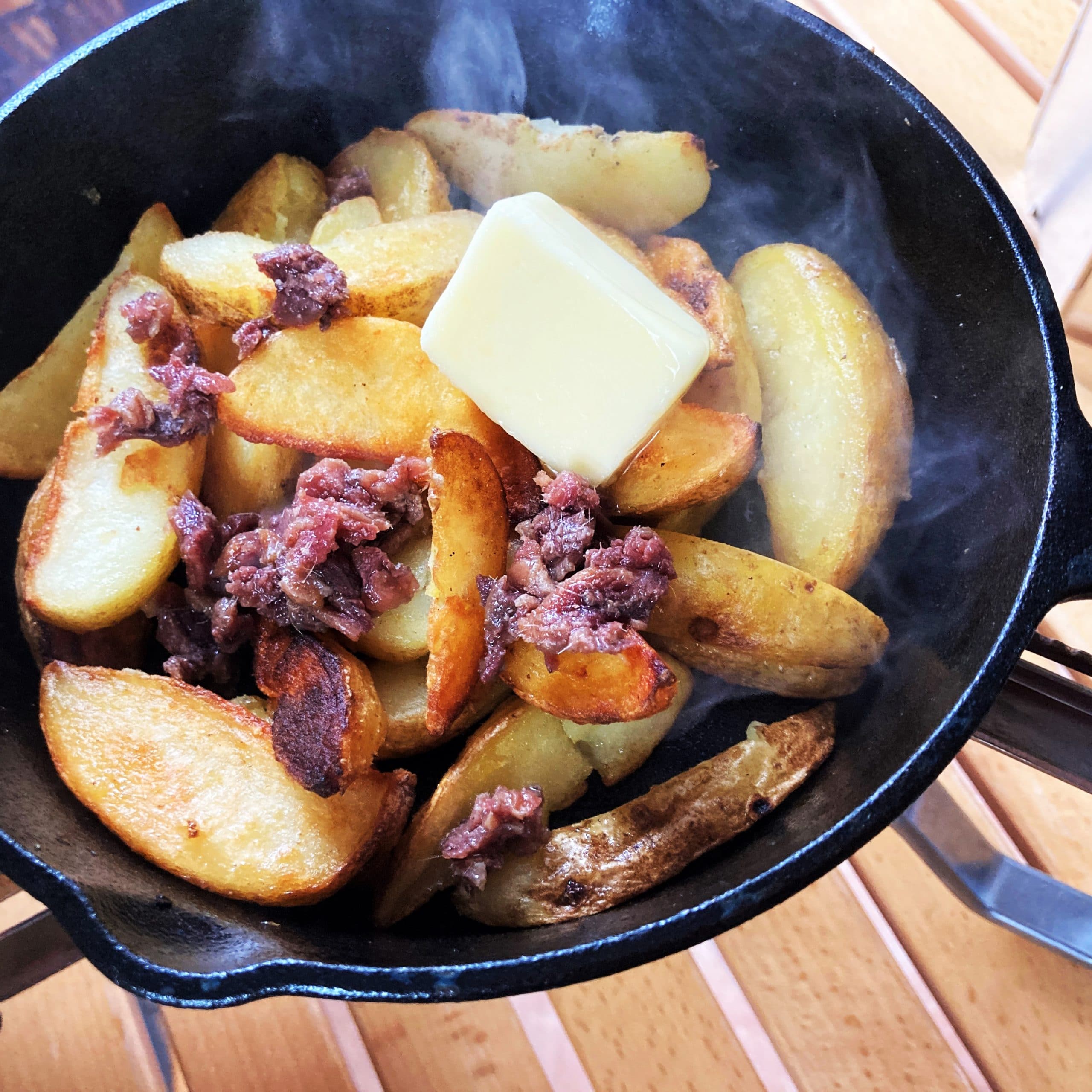 ビールのお供に♪アンチョビポテト